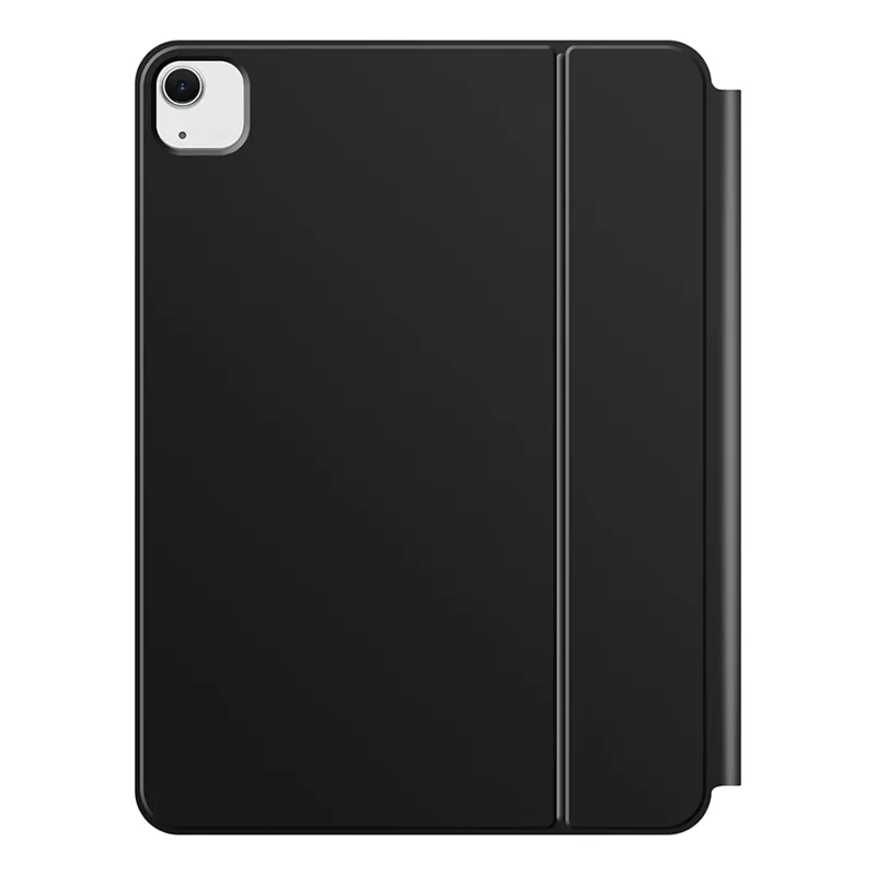 Keyboard For iPad Air 13 inch (2025) (2024) / Pro 12.9 (2022) (2021) (2020) (2018) Pogo Pin Direct Connection Keyboard (Russian) Leather Case - Black