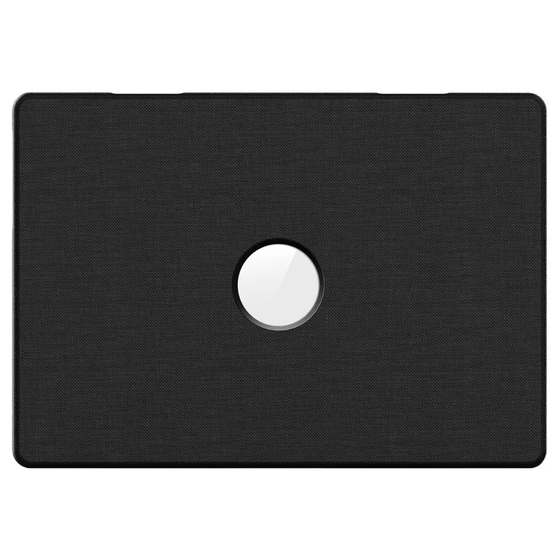 Kickstand Case for MacBook Air 15 inch (2025)  /  (2024)  /  (2023) (M2 A2941  /  M3 A3114  /  M4 A3241) Laptop Cover with Logo View - Black