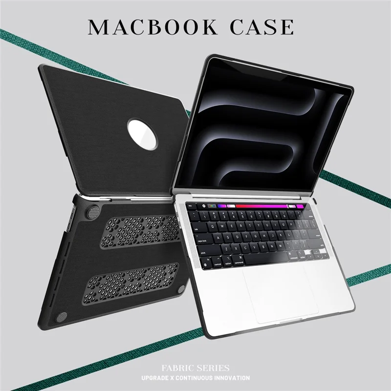 Laptop Case for MacBook Pro 13 inch (2020) / (2019) / (2018) / (2017) / (2016) A1706 / A1708 / A1989 / A2159 / A2338 / A2289 / A2251 Protective Cover - Black