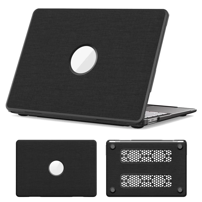 Laptop Case for MacBook Air 13 inch (2020) /  (2018) (A2337 M1 A2179 A1932) Protective Cover - Black