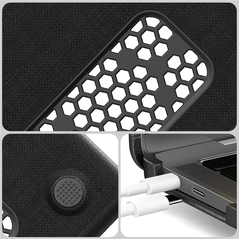Laptop Case for MacBook Air 13 inch (2020) /  (2018) (A2337 M1 A2179 A1932) Protective Cover - Black