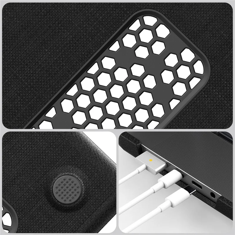 Laptop Case for MacBook Pro 16 inch (2024) / (2023) / (2021) (A2485 M1 Pro / M1 Max / A2780 / M3 A2991 / M4 A3403 A3186) Protective Cover - Black