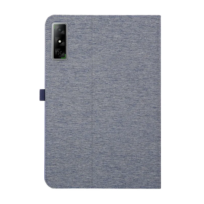 For Infinix Xpad GT Case with Stand Card Holder Cloth Texture Leather Tablet Cover - Blue