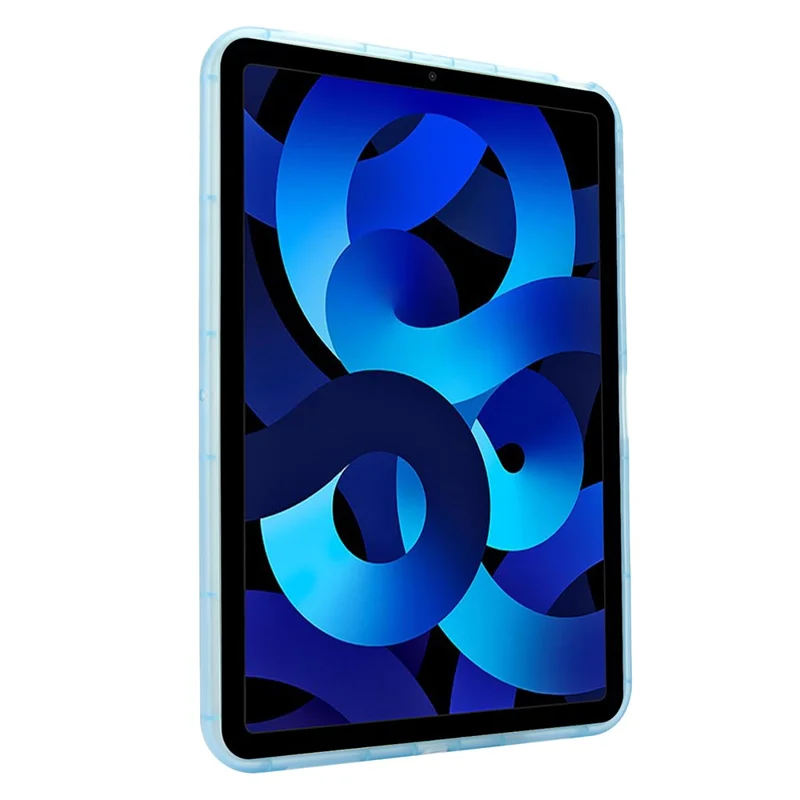 Tablet Case For iPad Air 11 (2025)  /  (2024)  /  Air (2022)  /  (2020)  /  Pro 11-inch (2018) Shockproof TPU Cover with Wristband - Blue
