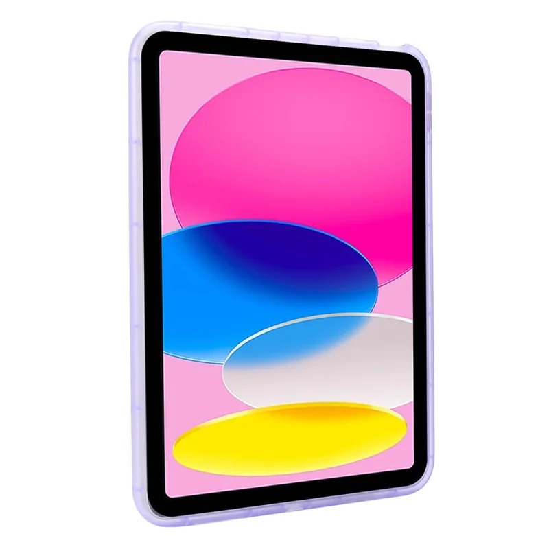 Custodia per iPad (2025) / 10.9 (2022) Antiurto in TPU con Cinturino da Polso - Viola