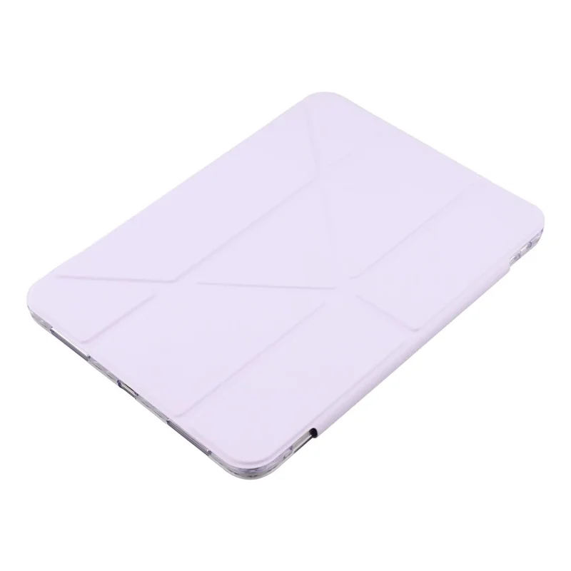 Cover per iPad (2025) / 10.9 (2022) Custodia Magnetica con Doppia Chiusura in PU TPU Acrilico con Supporto Origami - Viola