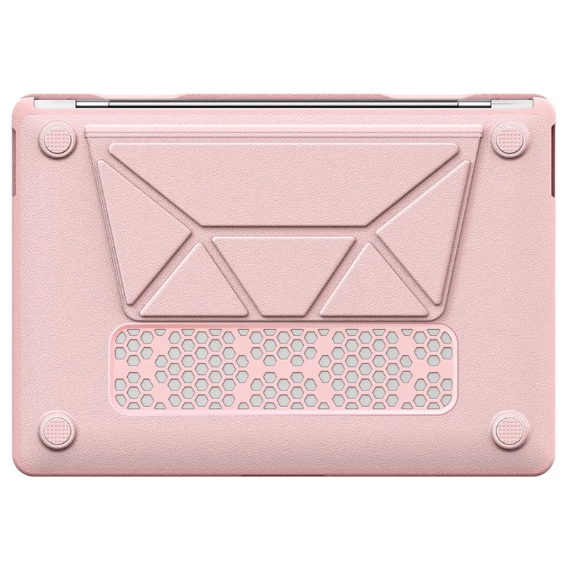 Pattern Printing Laptop Case for MacBook Air 13 inch (2020) / (2018) A2337 M1 A2179 A1932 Notebook Kickstand Cover - Spark / Pink