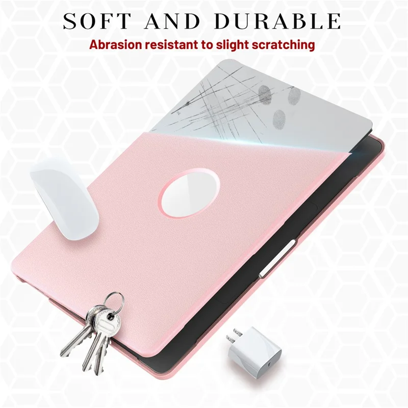 Laptop Case for MacBook Pro 13 inch (2020) / (2019) / (2018) / (2017) / (2016) / A1706 / A1708 / A1989 / A2159 / A2338 / A2289 / A2251 Notebook Kickstand Cover - Pink