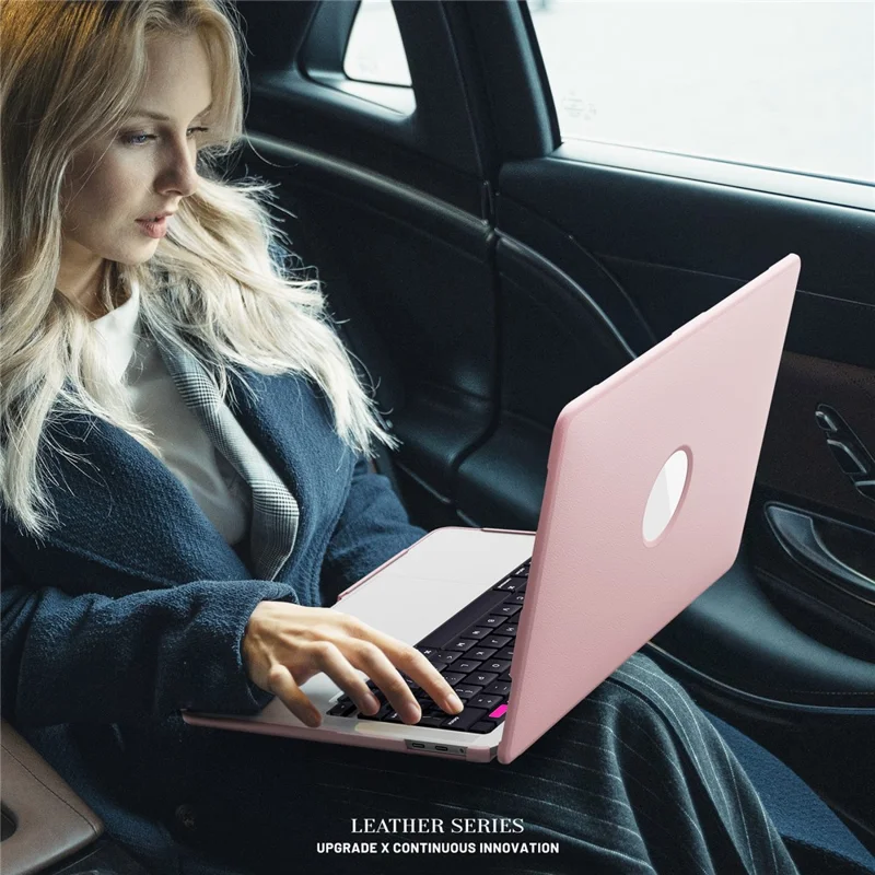Laptop Case for MacBook Pro 13 inch (2020) / (2019) / (2018) / (2017) / (2016) / A1706 / A1708 / A1989 / A2159 / A2338 / A2289 / A2251 Notebook Kickstand Cover - Pink