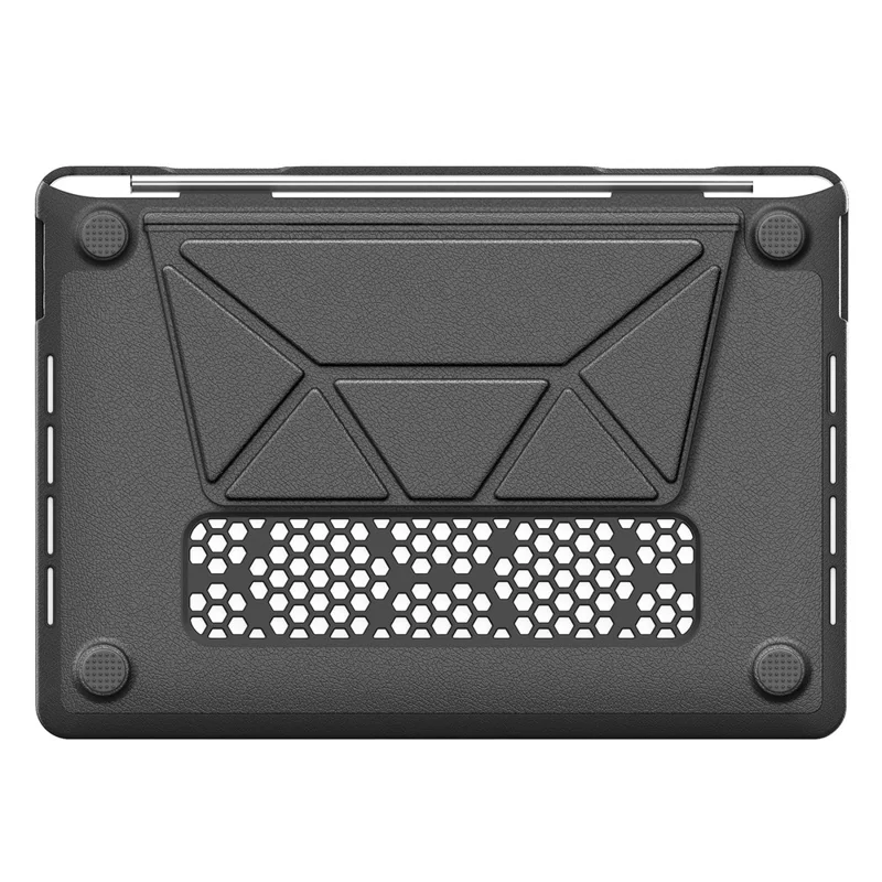 Funda para MacBook Pro de 13 pulgadas (2020) / (2019) / (2018) / (2017) / (2016) / A1706 / A1708 / A1989 / A2159 / A2338 / A2289 / A2251 con Soporte para Portátil - Gris