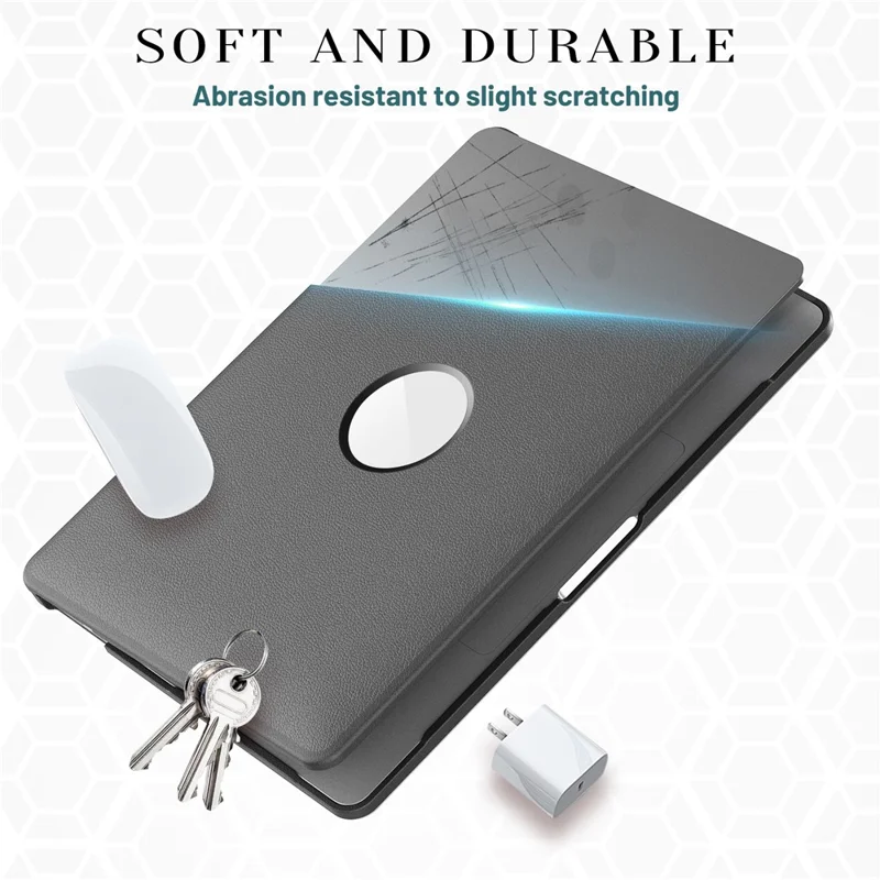 Funda para MacBook Pro de 13 pulgadas (2020) / (2019) / (2018) / (2017) / (2016) / A1706 / A1708 / A1989 / A2159 / A2338 / A2289 / A2251 con Soporte para Portátil - Gris