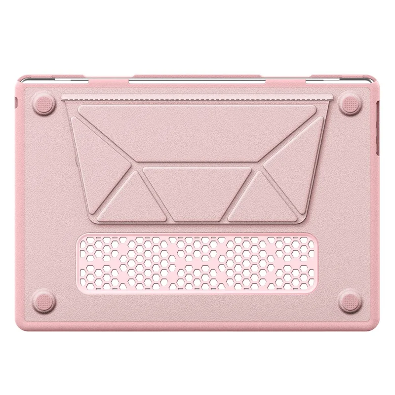 Laptop Case for MacBook Air 15 inch (2025) / (2024) / (2023) / M2 A2941 / M3 A3114 / M4 A3241 Notebook Kickstand Cover - Pink