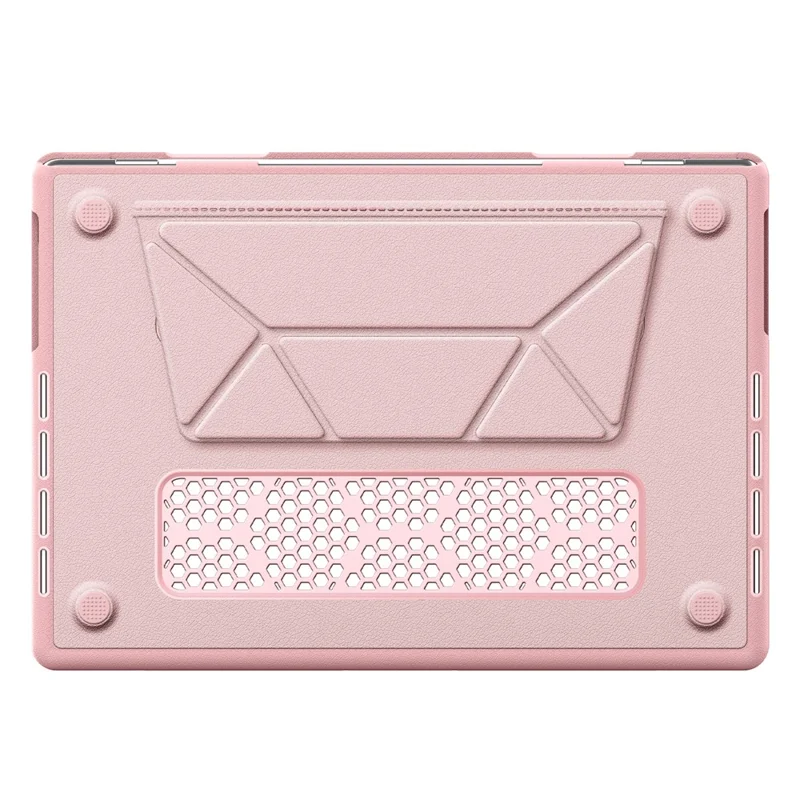 Laptop Case for MacBook Pro 16 inch (2024) / (2023) / (2021) / M1Pro / M1 Max / A2780 / M3 A2991 / M4 A3403 A3186 Notebook Kickstand Cover - Pink