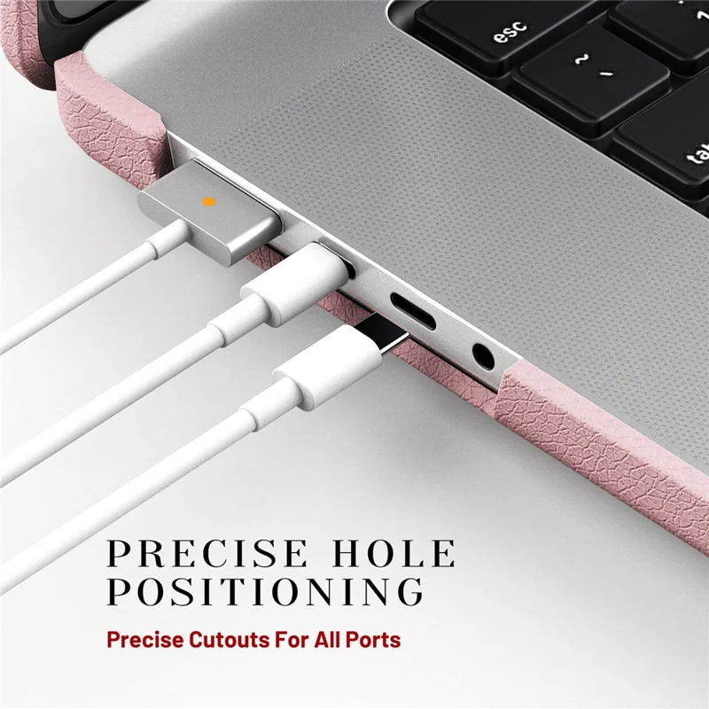 Laptop Case for MacBook Pro 16 inch (2024) / (2023) / (2021) / M1Pro / M1 Max / A2780 / M3 A2991 / M4 A3403 A3186 Notebook Kickstand Cover - Pink