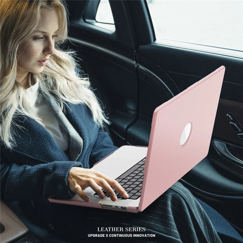 Laptop Case for MacBook Pro 16 inch (2024) / (2023) / (2021) / M1Pro / M1 Max / A2780 / M3 A2991 / M4 A3403 A3186 Notebook Kickstand Cover - Pink