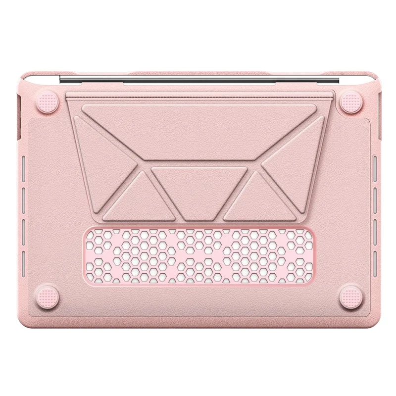 Pattern Printing Laptop Case for MacBook Pro 13 inch (2020) / (2019) / (2018) / (2017) / (2016) Notebook Kickstand Cover - Spark / Pink