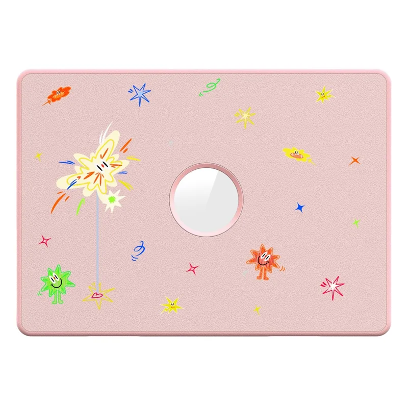 Pattern Printing Laptop Case for MacBook Pro 14 inch (2024) / (2023) / (2021) Notebook Kickstand Cover - Spark / Pink