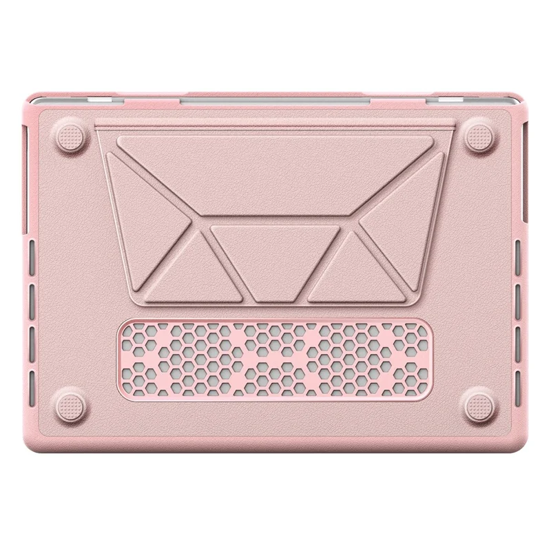 Pattern Printing Laptop Case for MacBook Pro 14 inch (2024) / (2023) / (2021) Notebook Kickstand Cover - Spark / Pink