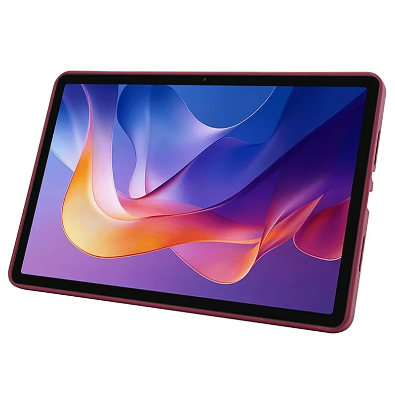 For Xiaomi Redmi Pad 2 11 Case with Kickstand TPU + PC Skin-Touch Tablet Cover - Wine Red