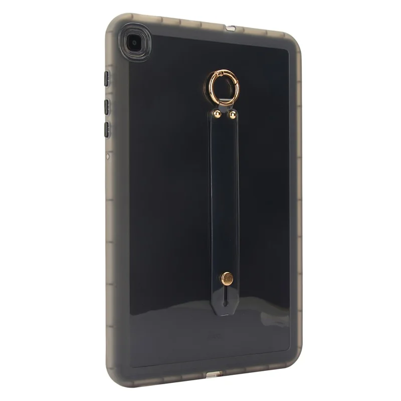 Tablet Case For Samsung Galaxy Tab S6 Lite (2024)  /  (2023)  /  (2022)  /  (2020) Shockproof TPU Cover with Wristband - Black