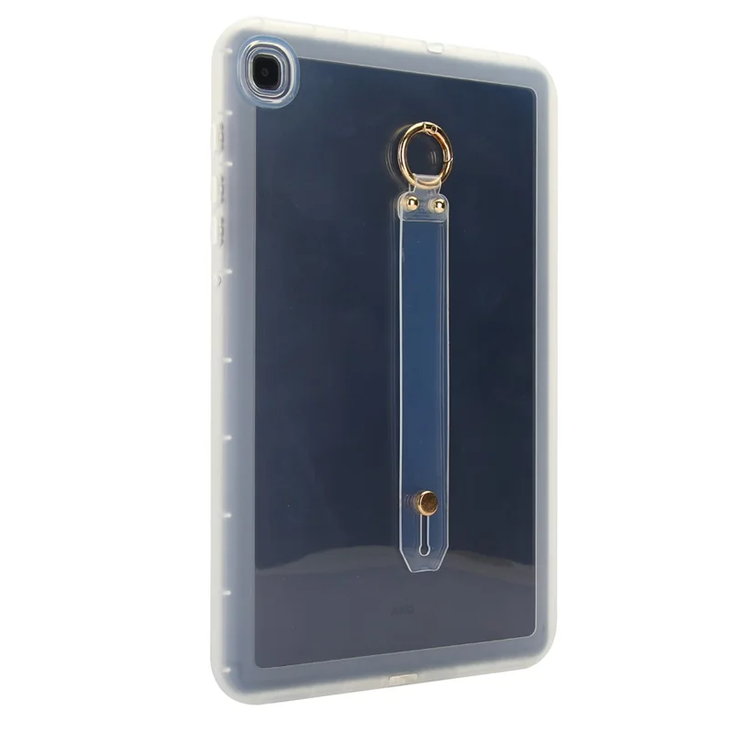 Tablet Case For Samsung Galaxy Tab S6 Lite (2024) / (2022) / (2020) Shockproof TPU Cover with Wristband - Transparent