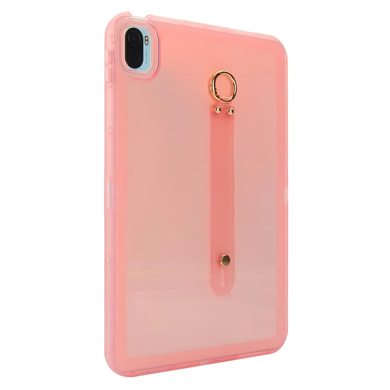 Für Xiaomi Pad 5 Pro / Pad 5 Hülle Stoßfest TPU Tablet-Schutzhülle mit Handschlaufe - Rosa
