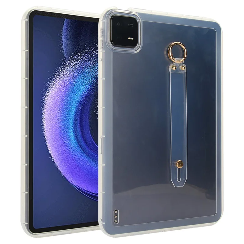 Funda Xiaomi Pad 6 Pro / Pad 6 Antigolpes de TPU con Correa de Muñeca - Transparente