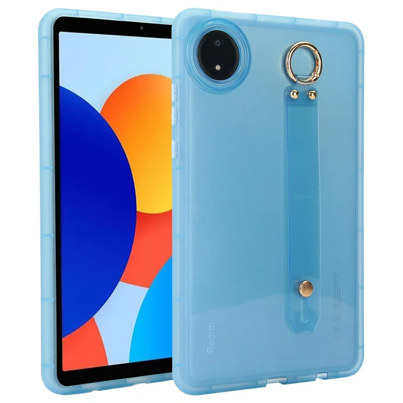 Cover antiurto in TPU per Xiaomi Redmi Pad SE 4G 8,7 pollici con cinturino - Blu