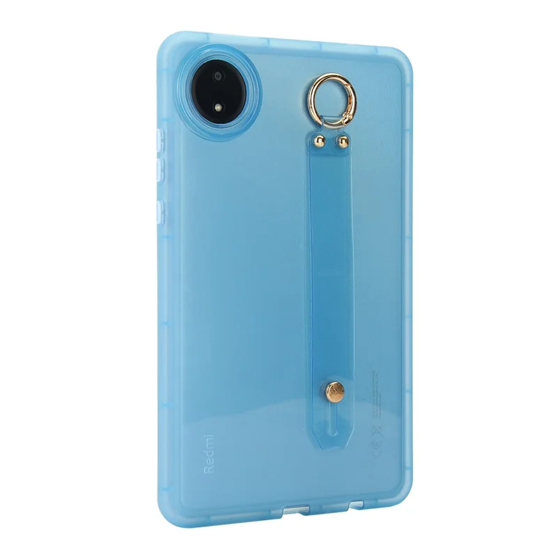 Cover antiurto in TPU per Xiaomi Redmi Pad SE 4G 8,7 pollici con cinturino - Blu