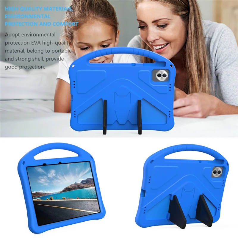 For Honor Pad 10 Custodia EVA Copertura Tablet con Maniglia e Supporto - Blu