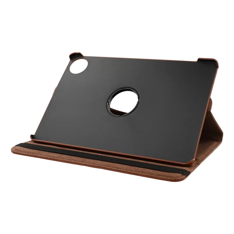 Capa para Tablet For Honor Pad 10 com Suporte Giratório em Couro Sintético + PC com Faixa Elástica - Marrom