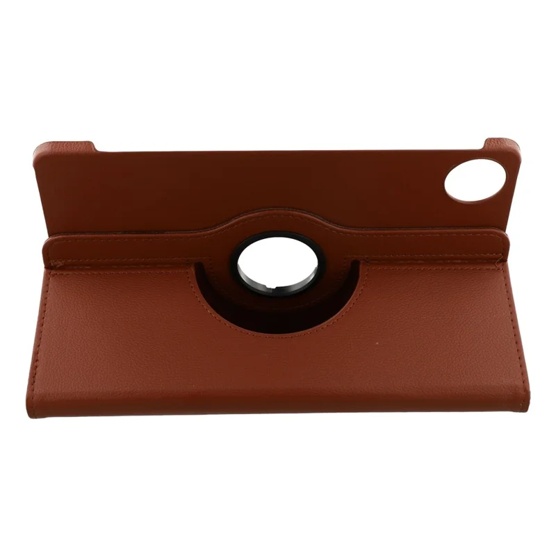 Capa para Tablet For Honor Pad 10 com Suporte Giratório em Couro Sintético + PC com Faixa Elástica - Marrom
