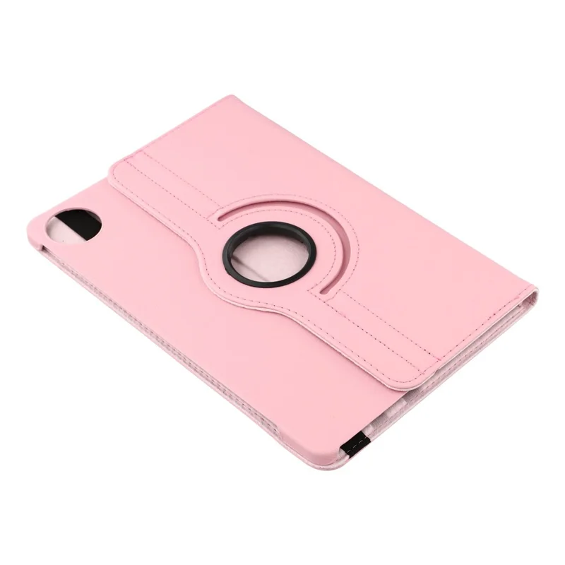For Honor Pad 10 Case Rotating Stand PU Leather + PC Tablet Cover with Elastic Band - Pink