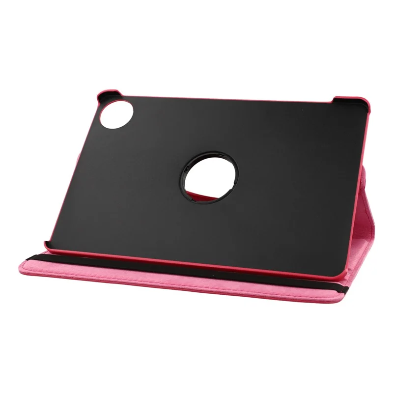 For Honor Pad 10 Case Rotating Stand PU Leather + PC Tablet Cover with Elastic Band - Rose