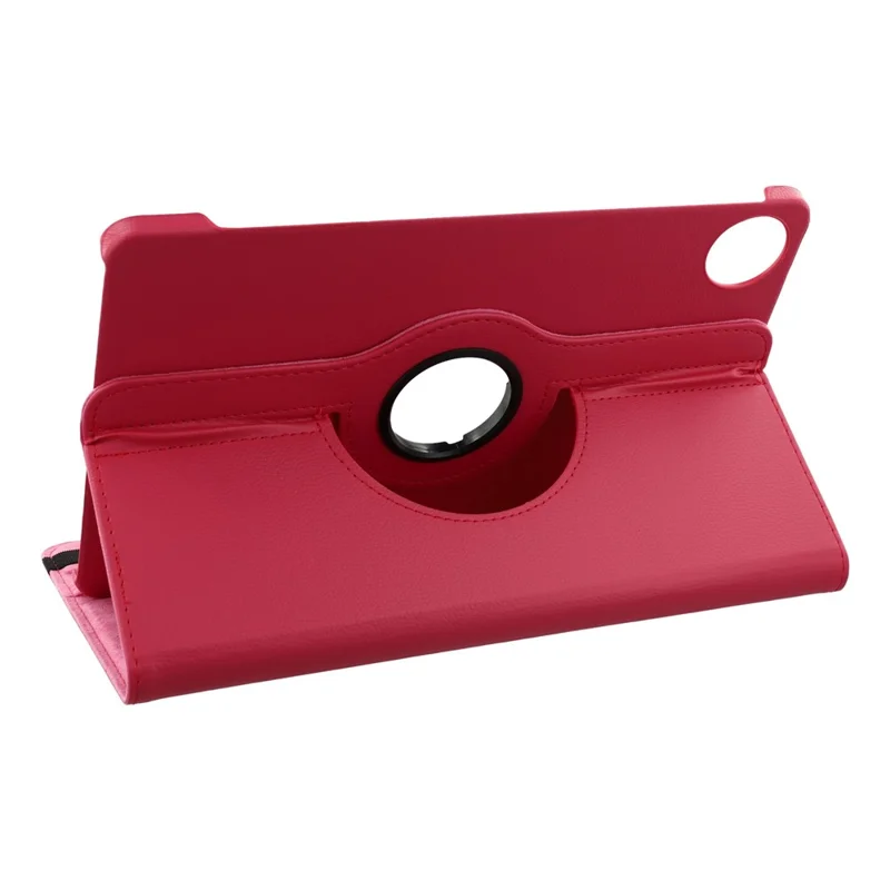 For Honor Pad 10 Case Rotating Stand PU Leather + PC Tablet Cover with Elastic Band - Rose