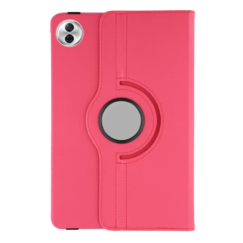 For Honor Pad 10 Case Rotating Stand PU Leather + PC Tablet Cover with Elastic Band - Rose