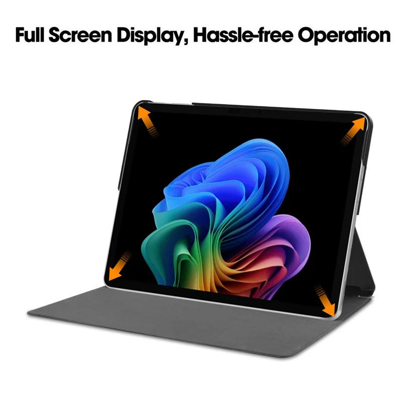 For Microsoft Surface Pro 12inch Case PU Leather Pattern Printing Stand Folio Tablet Cover - Galaxy