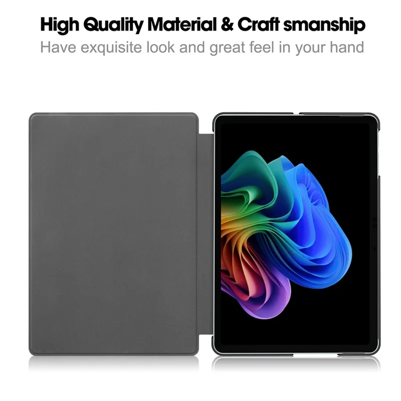 For Microsoft Surface Pro 12inch Case PU Leather Pattern Printing Stand Folio Tablet Cover - Galaxy