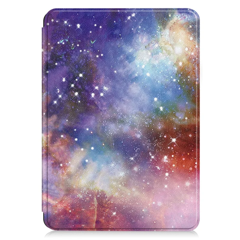 For Microsoft Surface Pro 12inch Case PU Leather Pattern Printing Stand Folio Tablet Cover - Galaxy