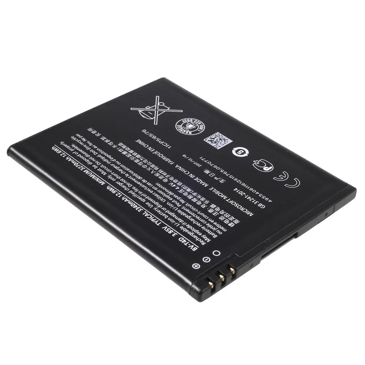 Para Microsoft Lumia 950 XL 3,85v 3270mAh Polímero de Íon li Parte de Substituição da Bateria (Encode: BV-T4D) (sem Logotipo)