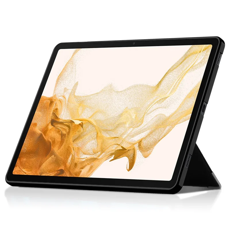 Til Samsung Galaxy Tab S8 Task PU-læderbelagt PC-tablet med bagdæksel