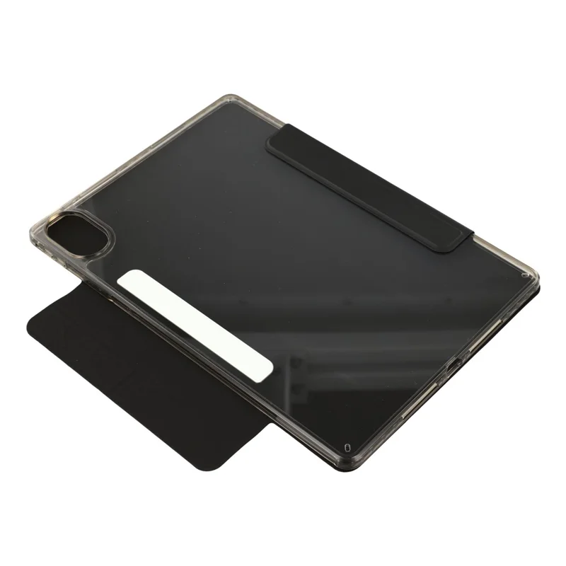 Capa para Huawei MatePad Air (2024) Magnética Dual Clasp PU TPU Acrílico Origami Suporte Tablet - Preto