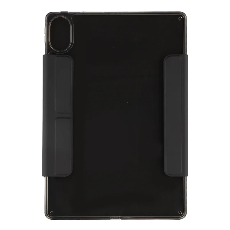 Capa para Huawei MatePad Air (2024) Magnética Dual Clasp PU TPU Acrílico Origami Suporte Tablet - Preto