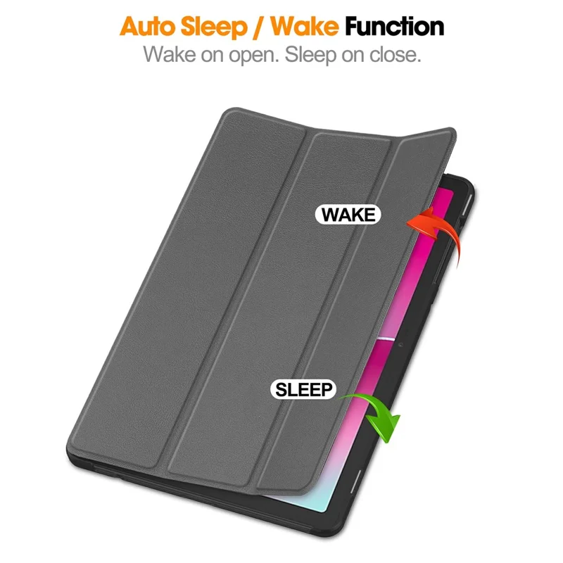 For T-Mobile REVVL Tab 2 (2025) Case Anti-Drop Leather Stand Tablet Cover - Grey