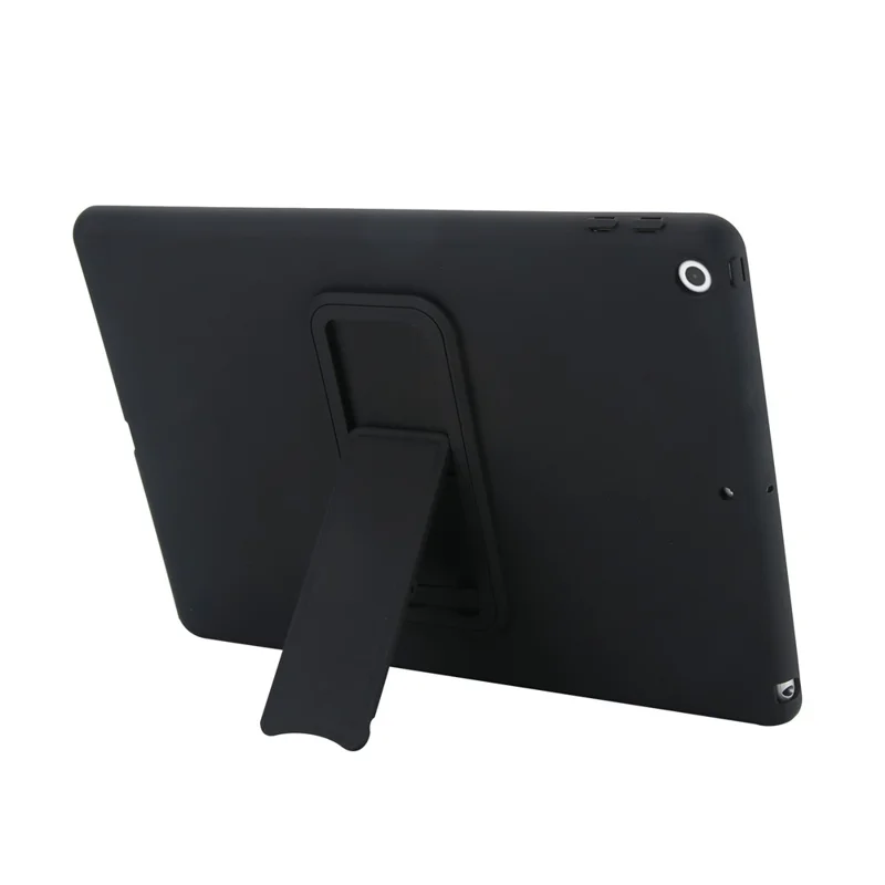 Чехол с подставкой для планшета iPad 10.2 (2021) / (2020) / (2019) TPU + PC с защитой кожи - Черный