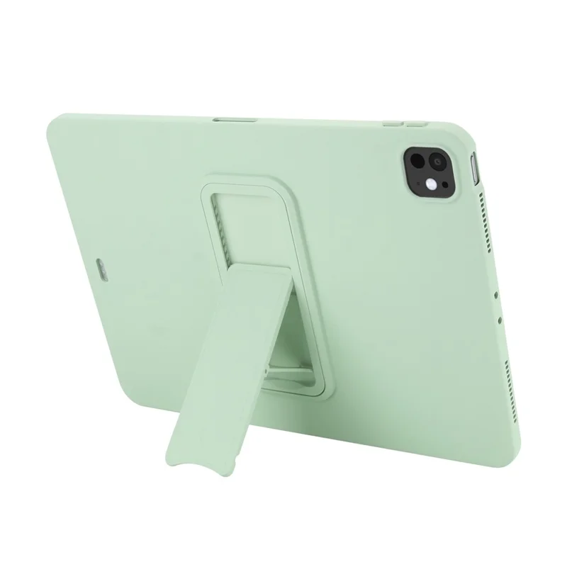 For iPad Pro 11 (2025) / 11 (2024) Case TPU + PC Skin-Friendly Kickstand Tablet Cover - Mint Green