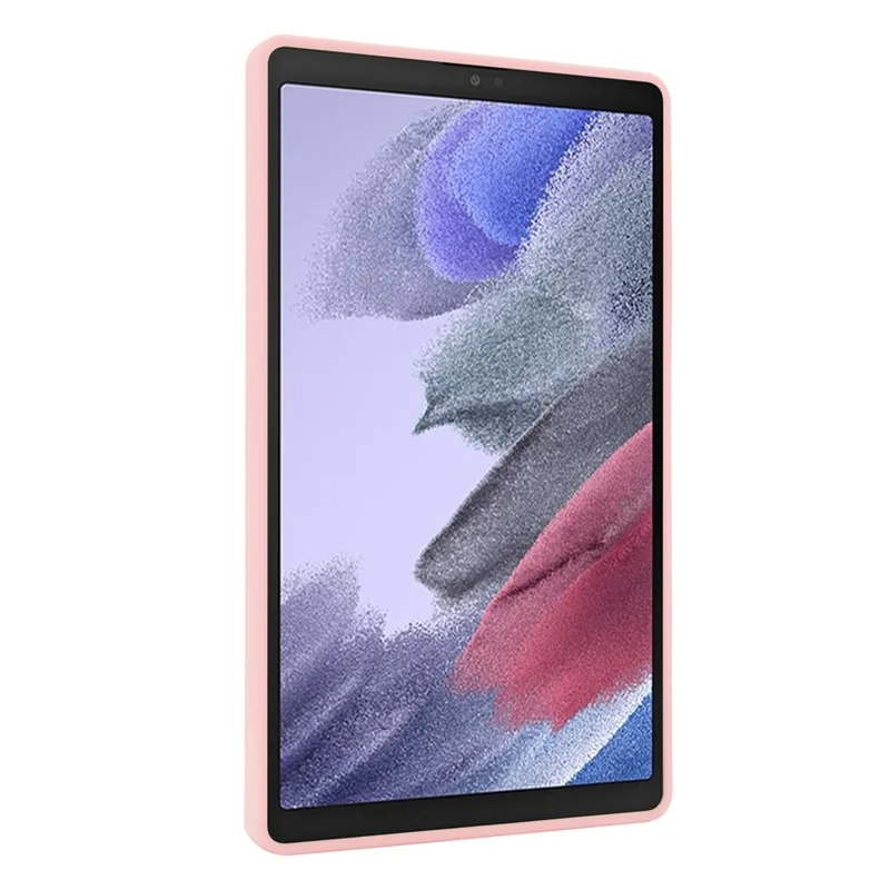 For Samsung Galaxy Tab A7 Lite 8.7-inch Case TPU + PC Skin-Friendly Kickstand Tablet Cover - Pink