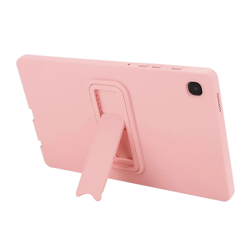 For Samsung Galaxy Tab A7 Lite 8.7-inch Case TPU + PC Skin-Friendly Kickstand Tablet Cover - Pink