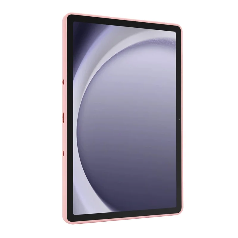 For Samsung Galaxy Tab A9+ Case TPU + PC Skin-Friendly Kickstand Tablet Cover - Pink