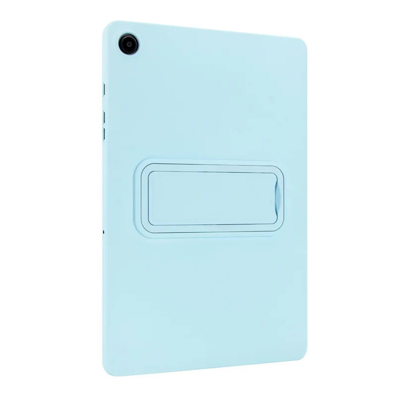 For Samsung Galaxy Tab A9+ Case TPU + PC Skin-Friendly Kickstand Tablet Cover - Baby Blue